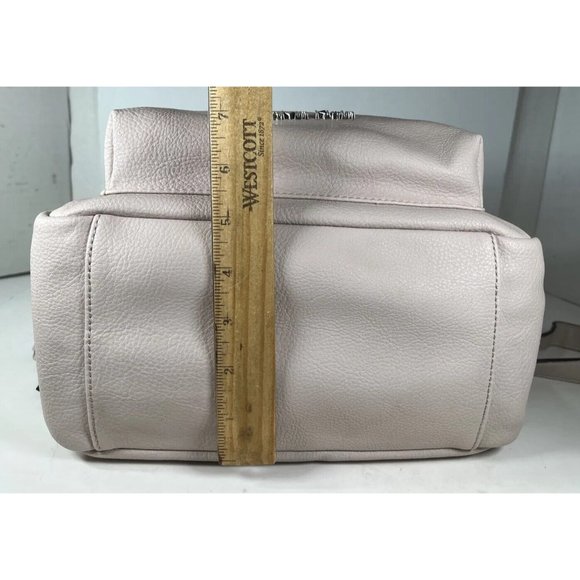 Calvin Klein Light Beige Faux Leather Backpack - Picture 13 of 15